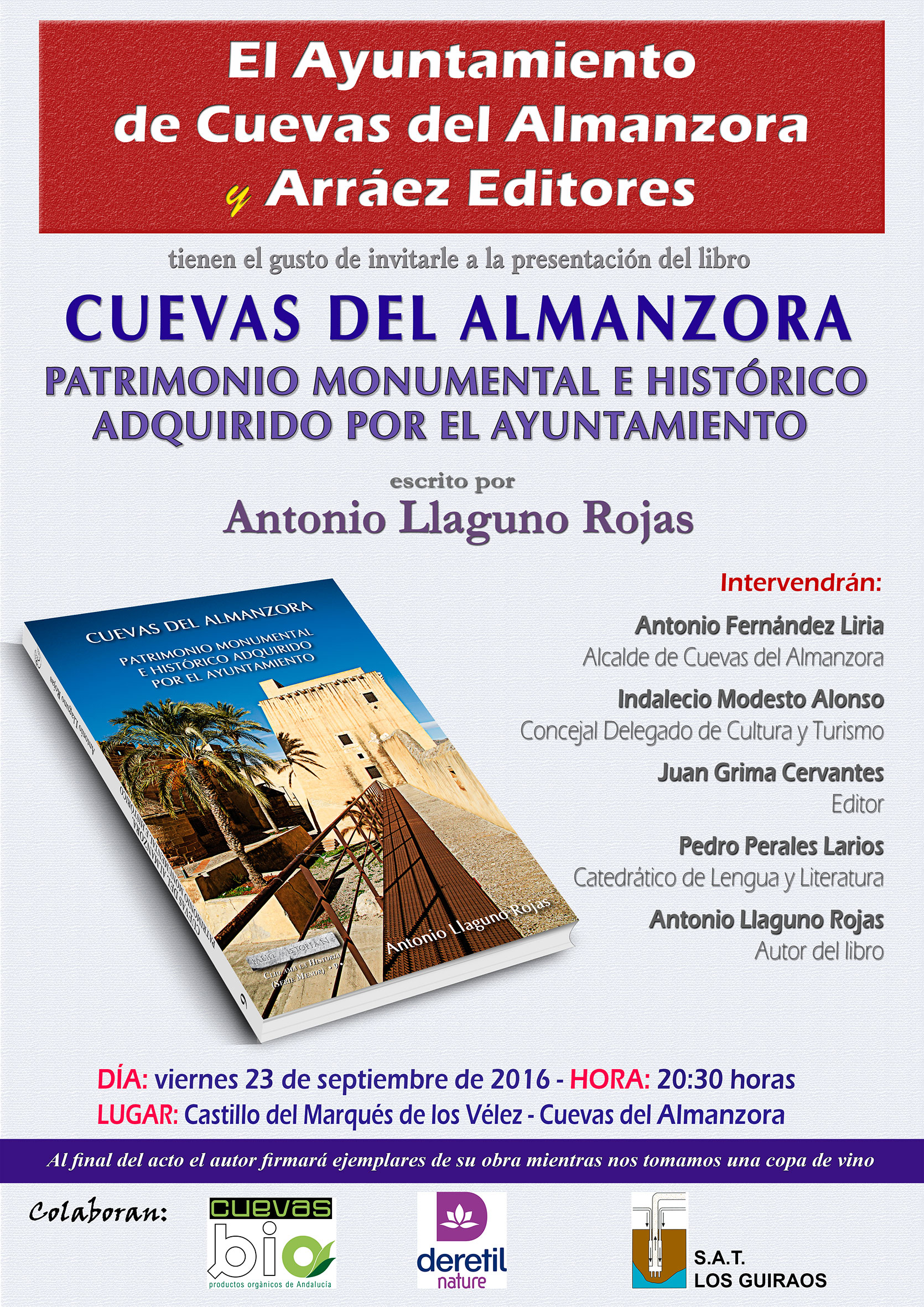 presentación del libro - patrimonio monumental e histórico adquirido por el ayuntamiento