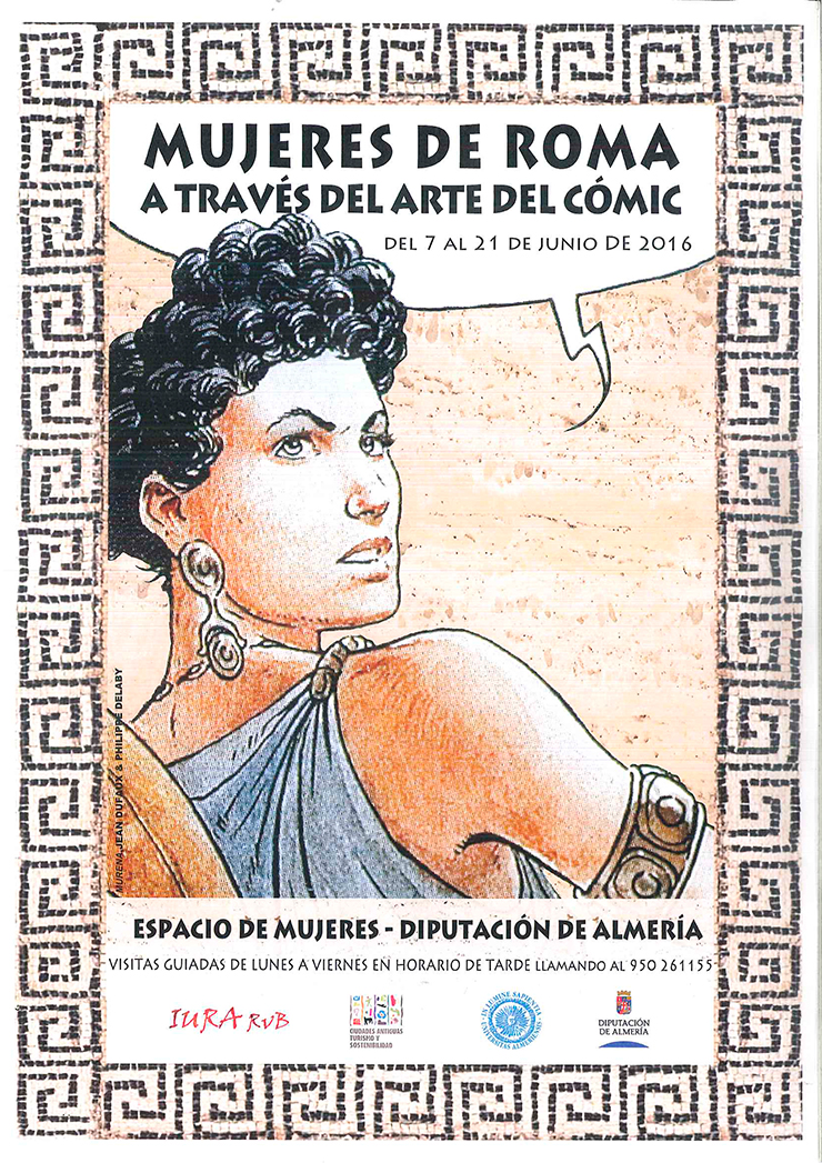Exposición Mujeres de Roma a través del cómic