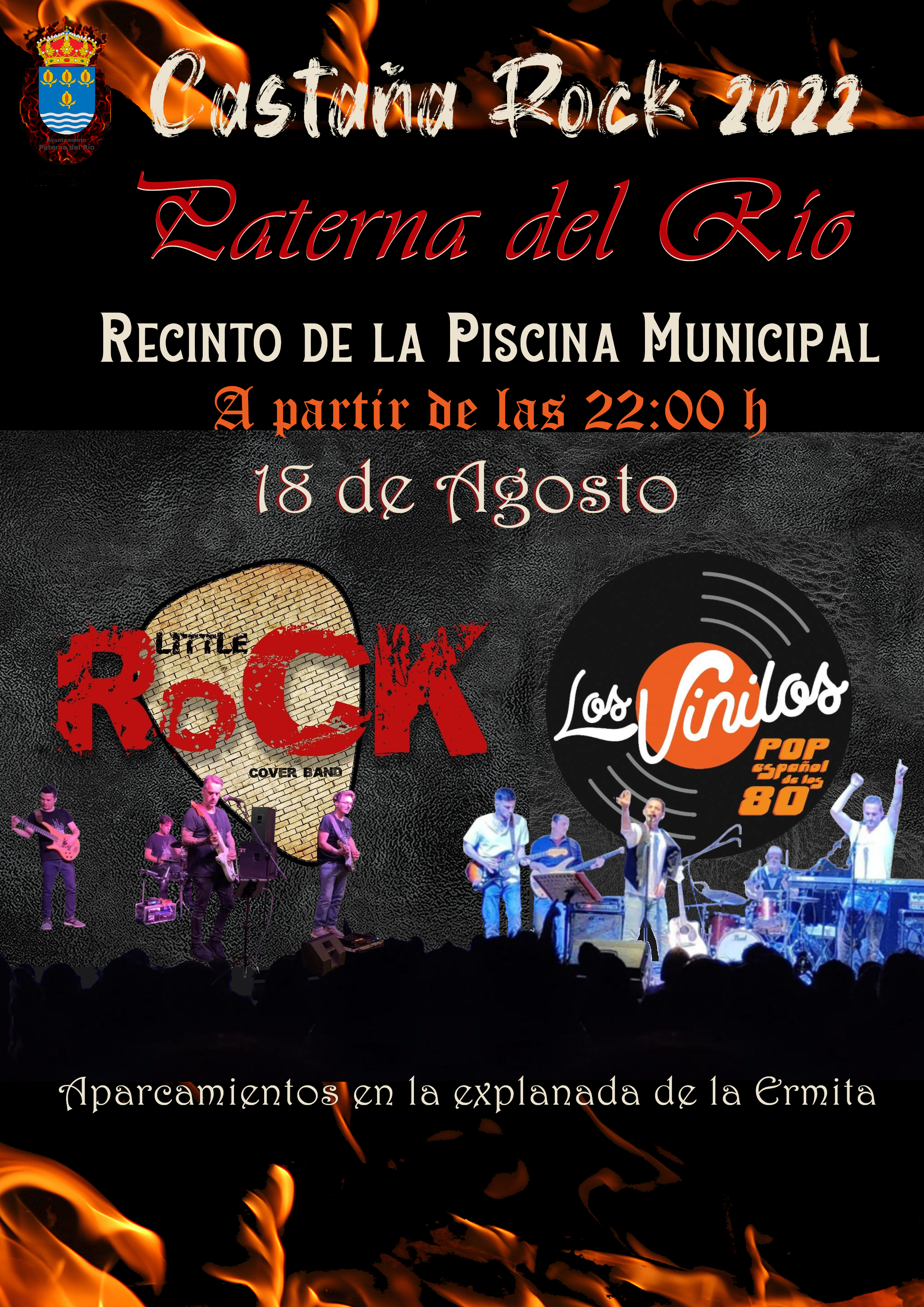 Cartel publicidad Castaña Rock