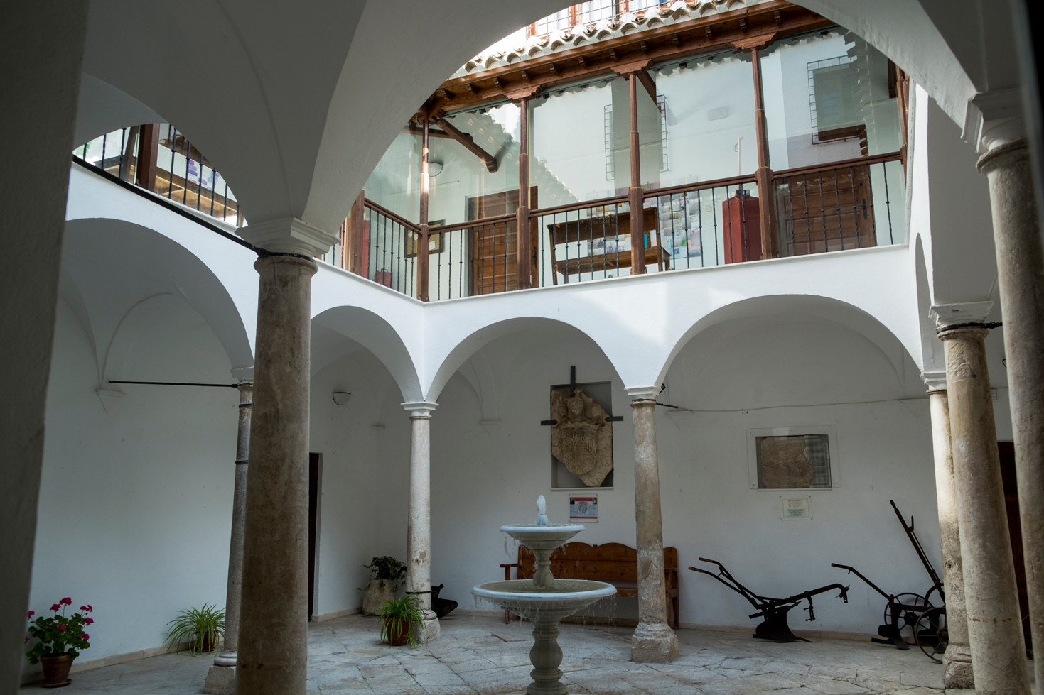 Patio del Antiguo Hospital real hoy Museo comarcal velezano Miguel Guirao ©Fotografía Paco Bonilla