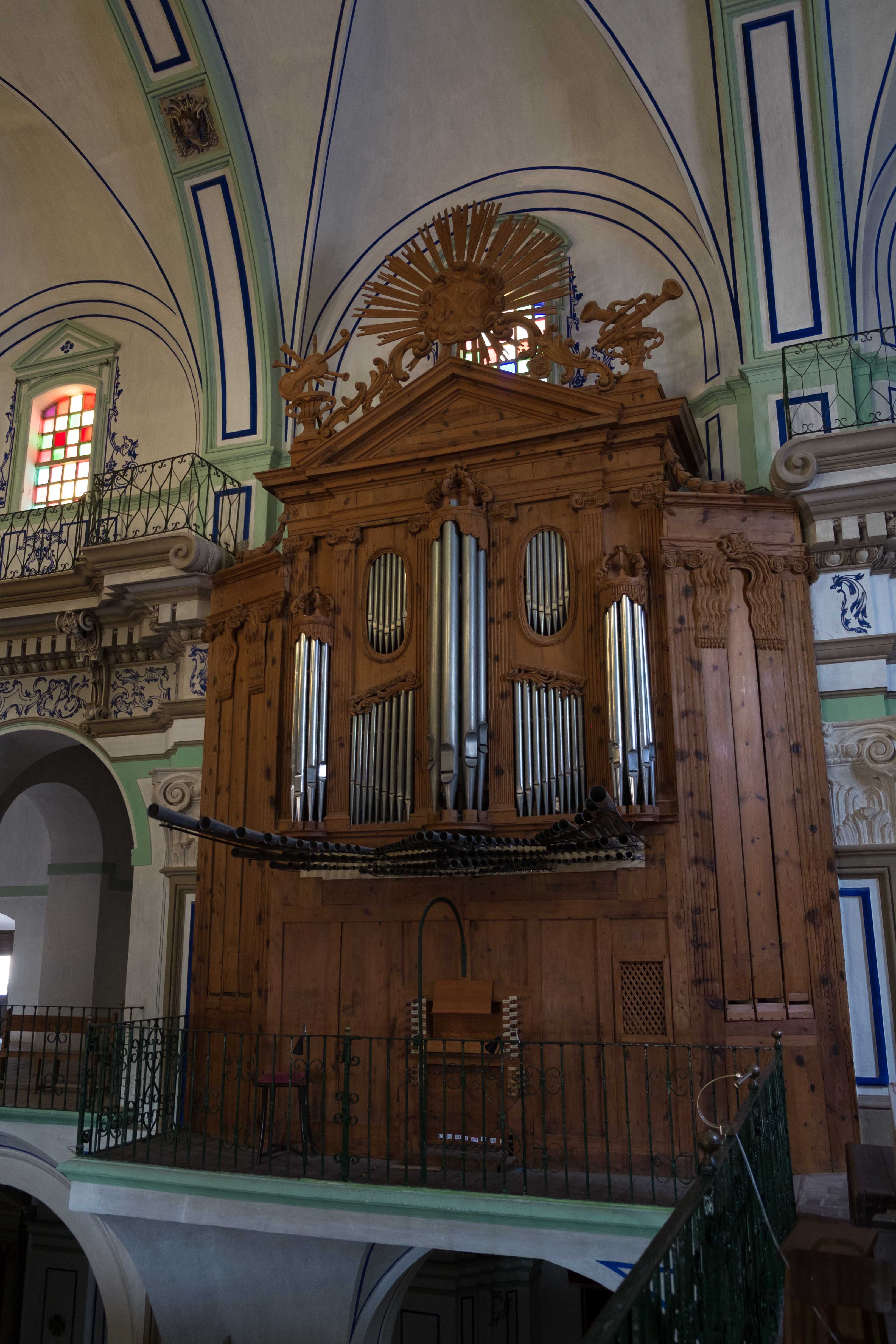 Órgano de la iglesia parroquial © Fotografía: Paco Bonilla