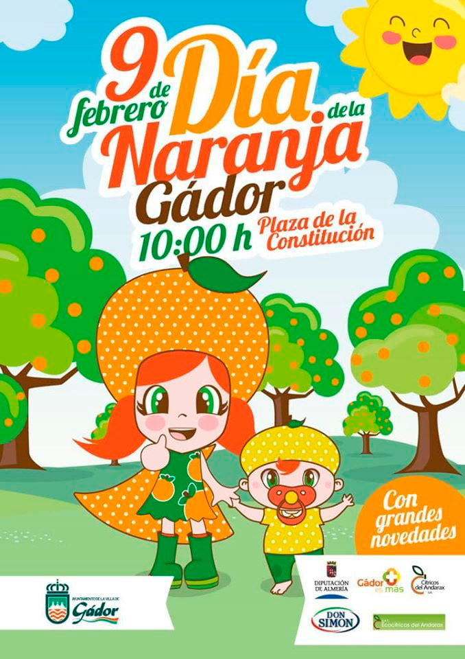 Gádor se convierte en la capital nacional de los cítricos en su popular fiesta del ‘Día de la Naranja’