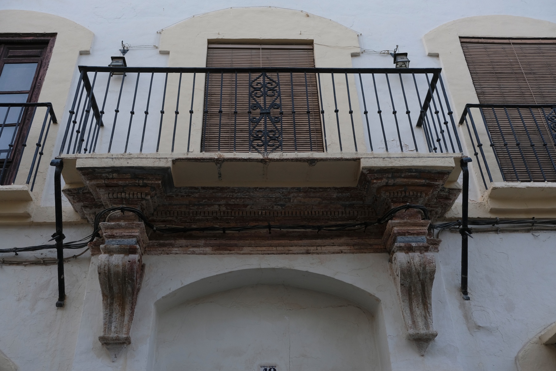 Detalle balcón casa palaciega en Berja ©Paco Bonilla
