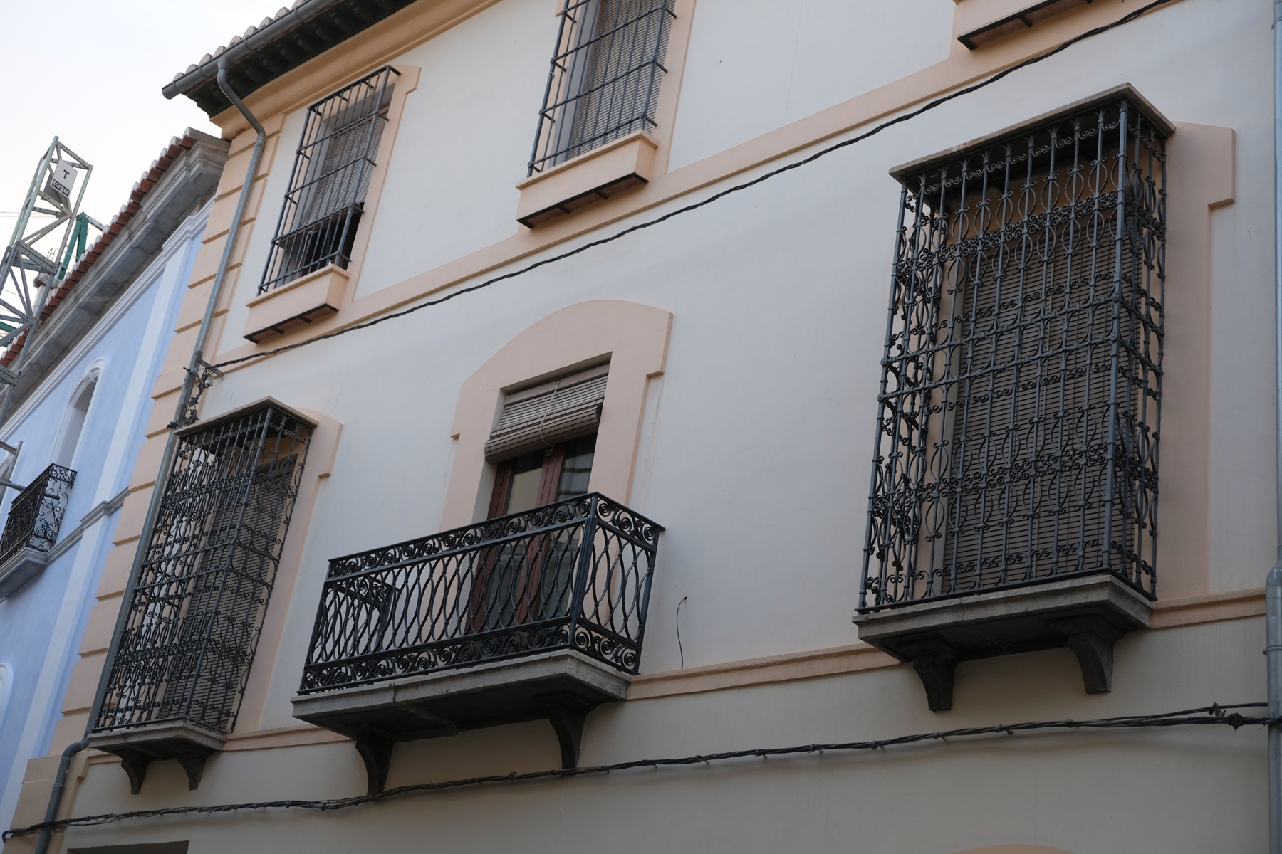 Detalle fachada casa palaciega en Berja © Paco Bonilla