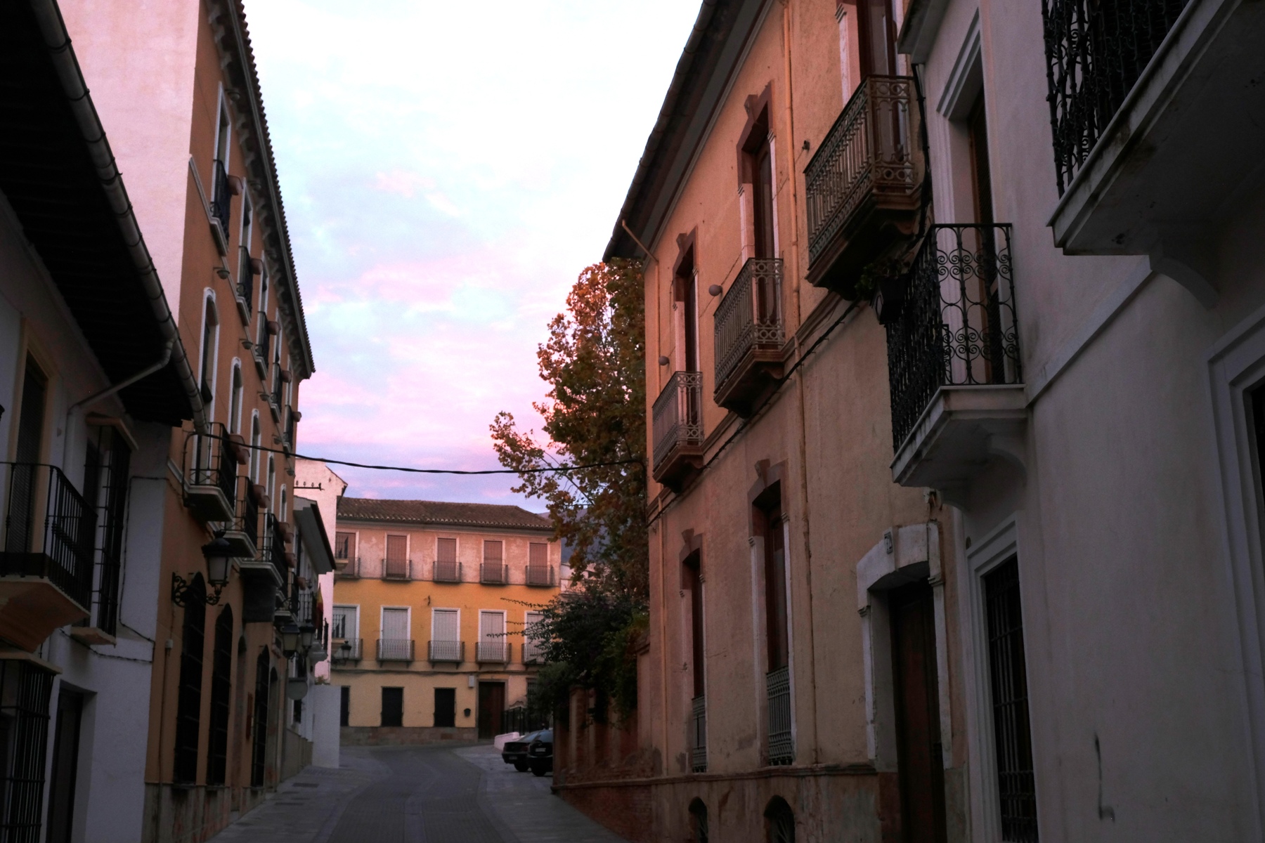 Calle de Berja al atardecer ©Paco Bonilla