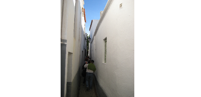 Entramado de calles en Alcolea © Fotografía M. Navarro