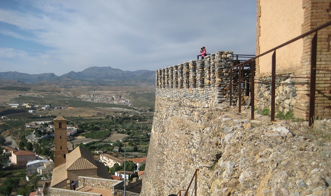 Vista de la iglesia de Serón desde el castillo© María Navarro