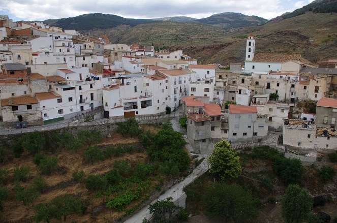 Vista general de Bacares ©José Ángel Fernández