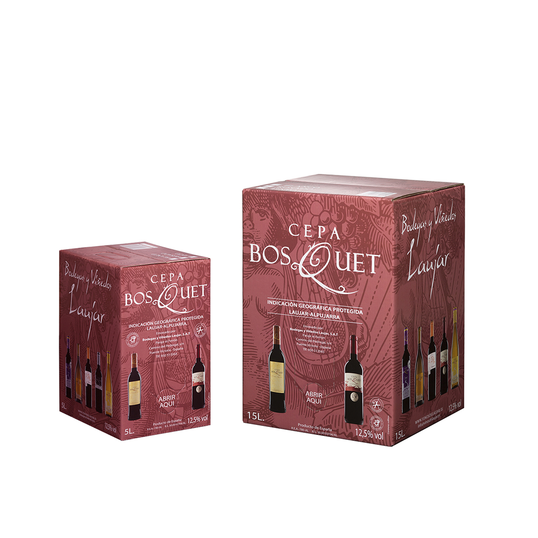 VINO TINTO/ROSADO CEPA BOSQUET BOX 5L/15L