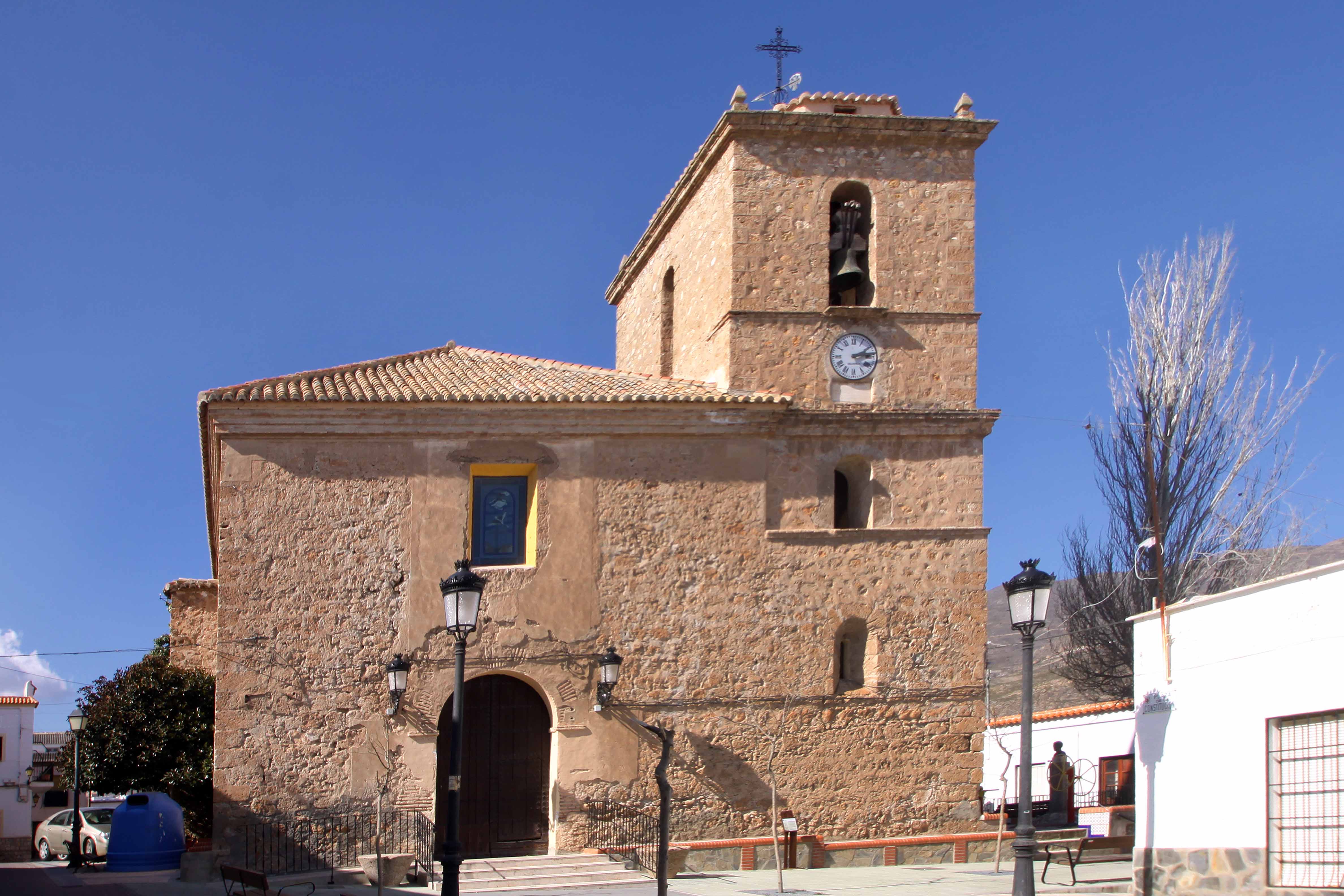 . Fachada principal de la iglesia parroquial © Fotografía: Pako Manzano