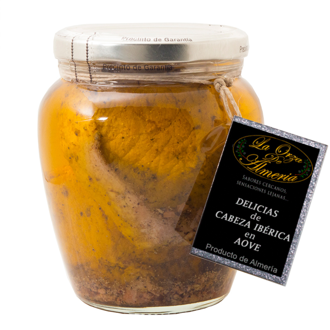 Delicias de cabeza ibérica en AOVE