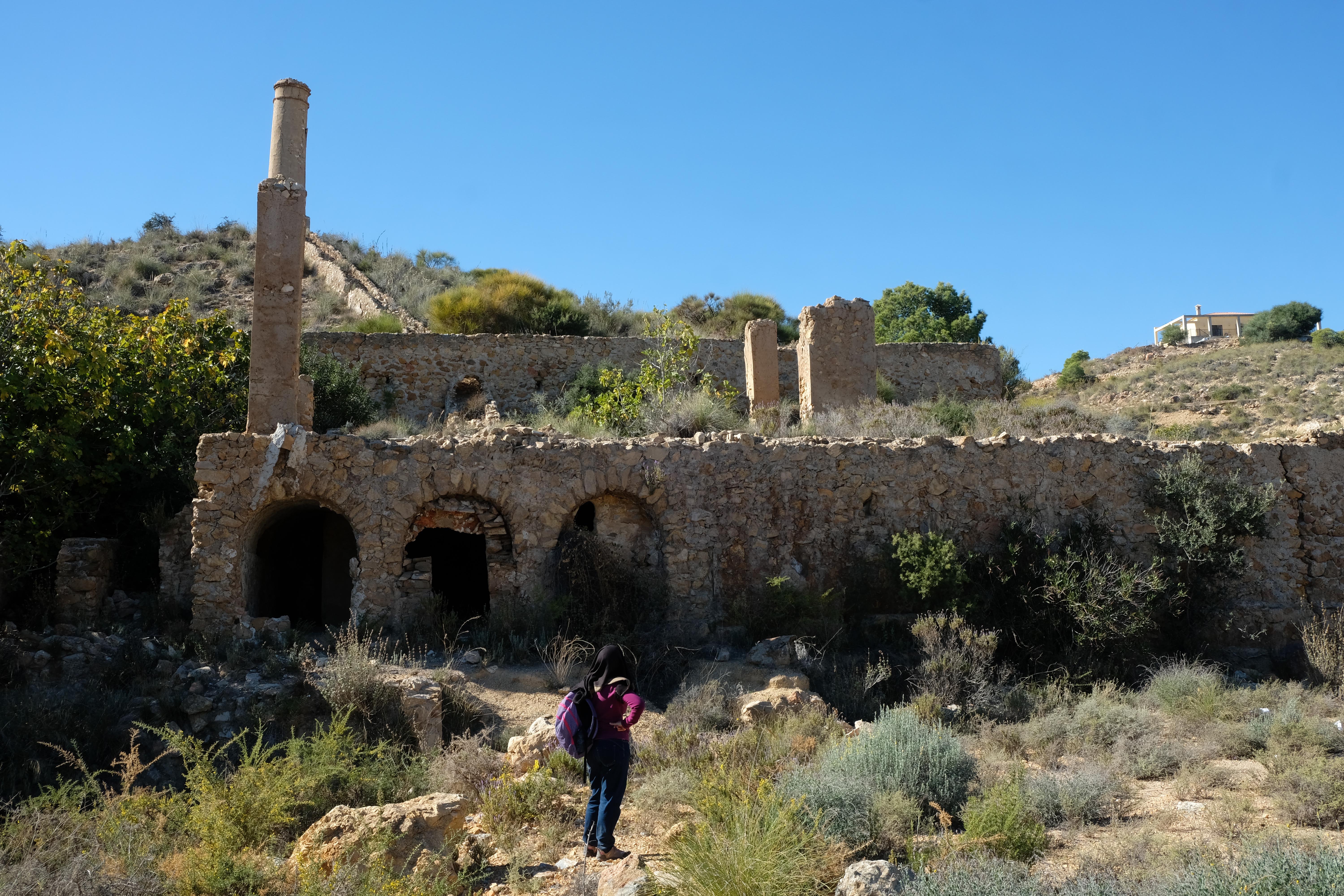 Ruinas de la fundición de plomo Carmen en El Pinar de Bédar © Fotografía: Paco Bonilla