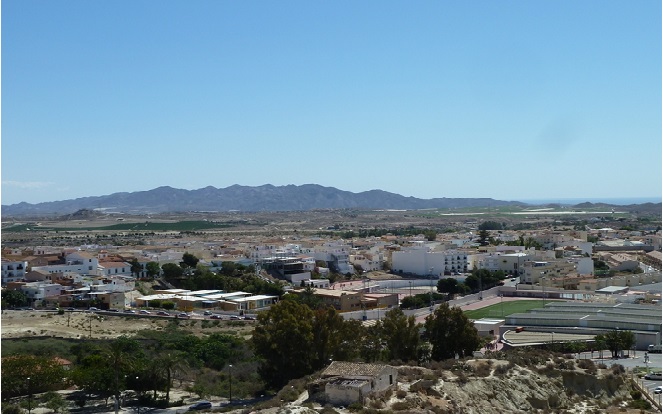 Vista general de Vera desde el Cerro del Espíritu Santo © M Navarro