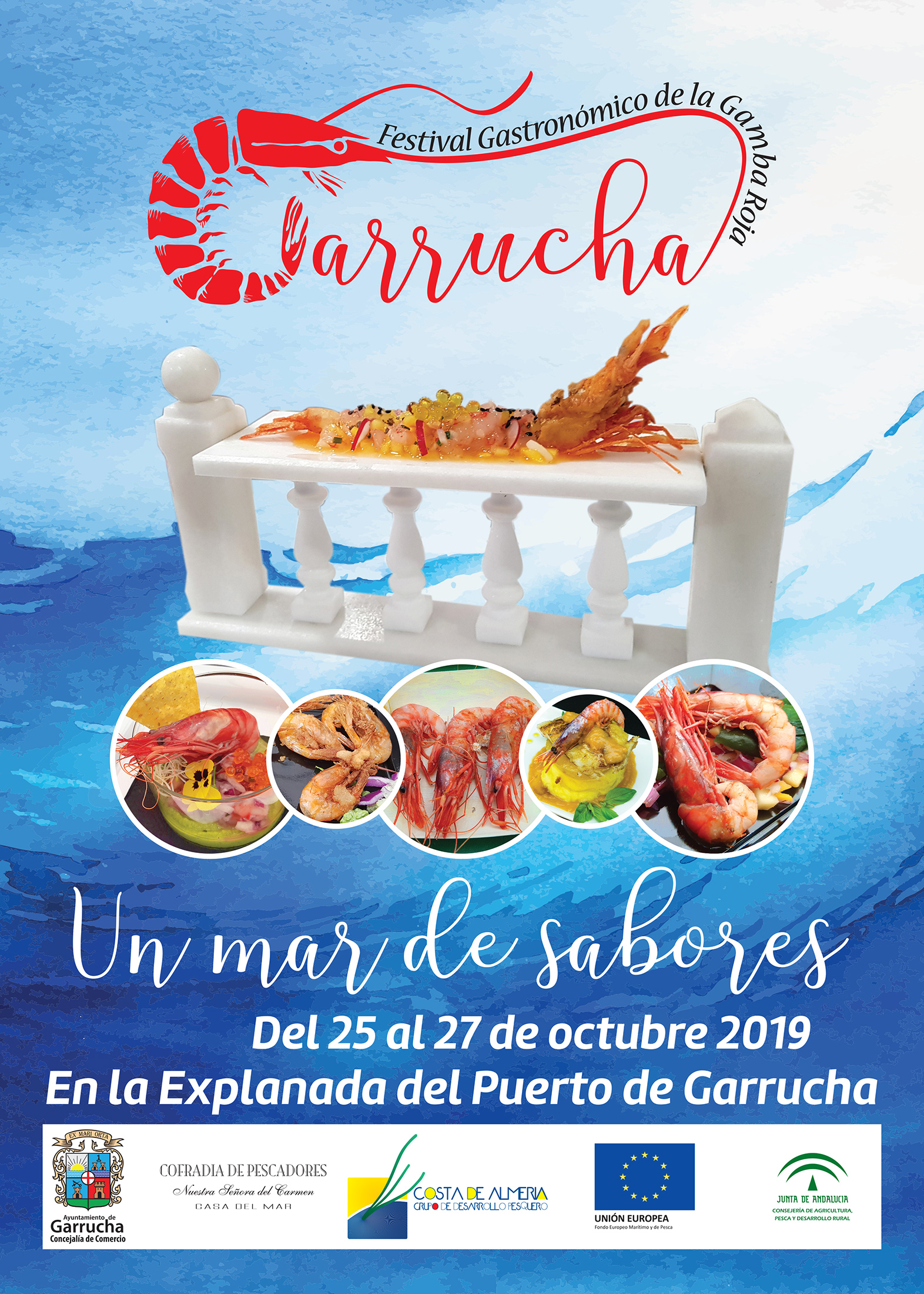 cartel segunda feria de la gamba de garrucha