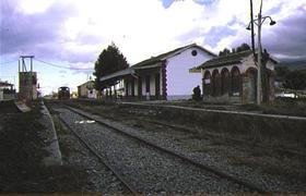 Estación de Tíjola en 1997