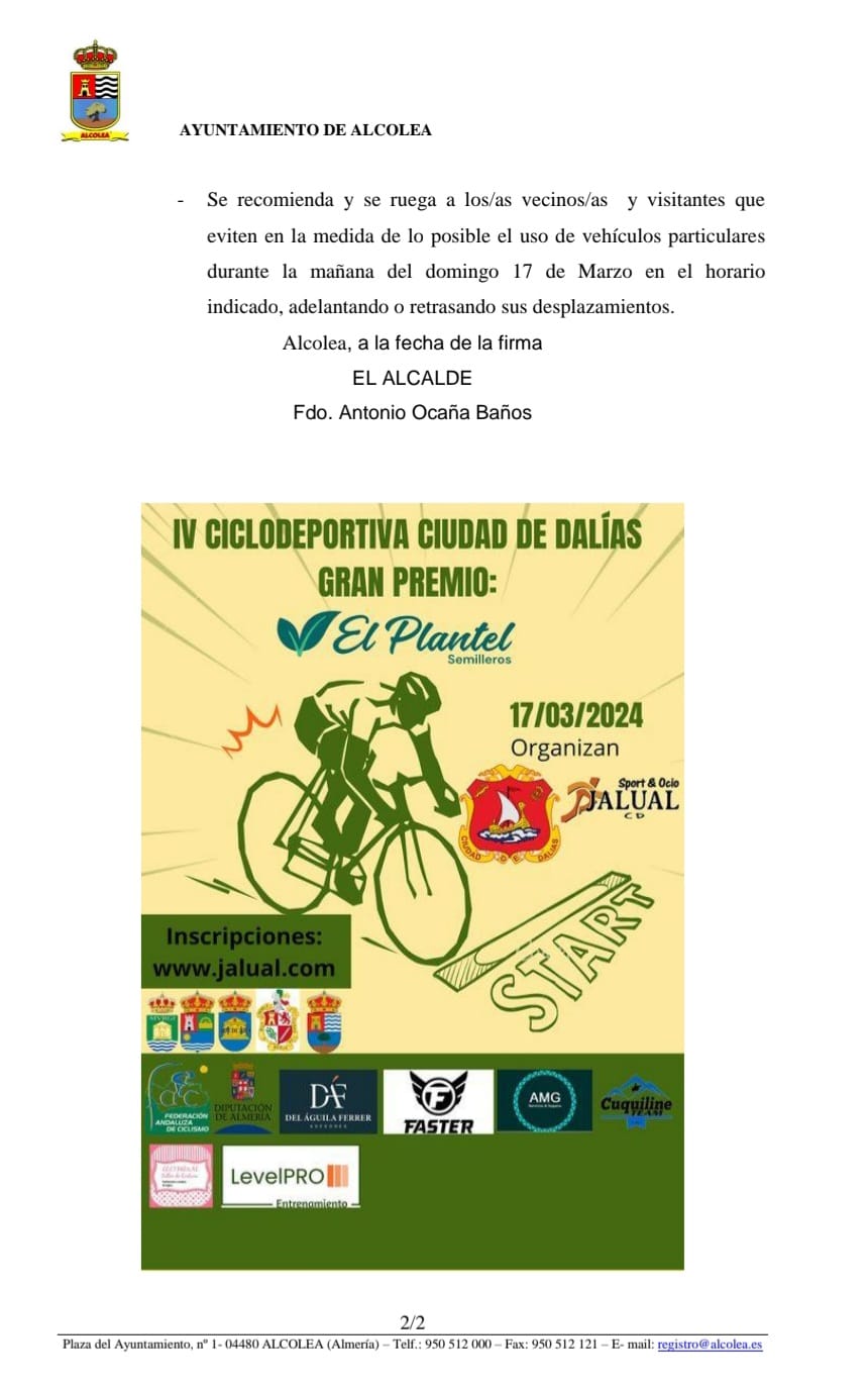 IV Ciclodeportiva Ciudad de Dalías
