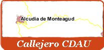 Callejero CDAU de Alcudia de Monteagud