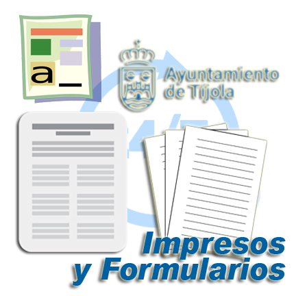 Icono para acceder a Impresos y Formularios del Ayuntamiento de Tíjola