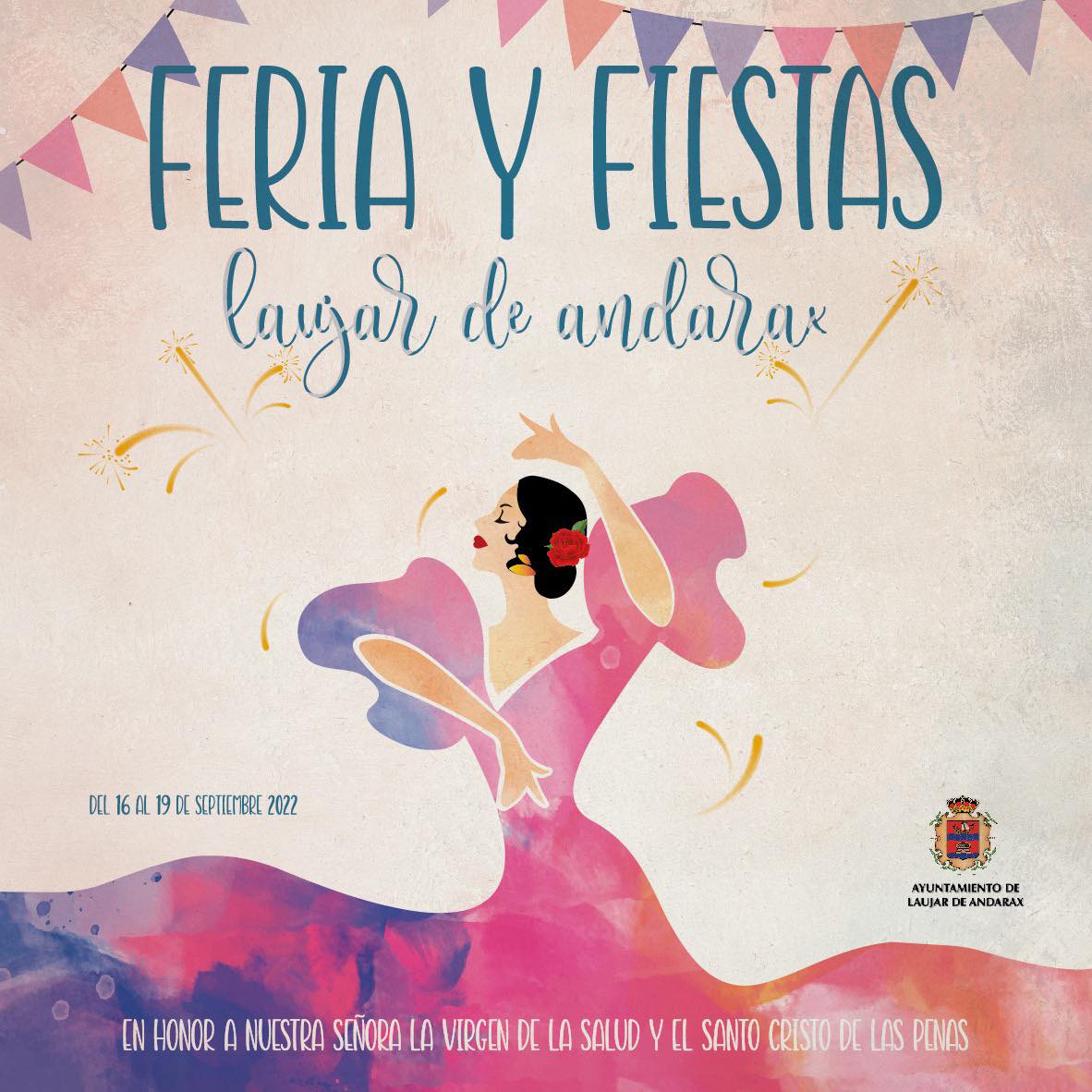 Cartel de las Fiestas de Laujar 2.022