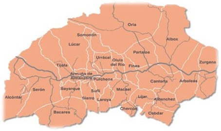 Imagen del mapa de Municipios que integran el área urbana funcional.