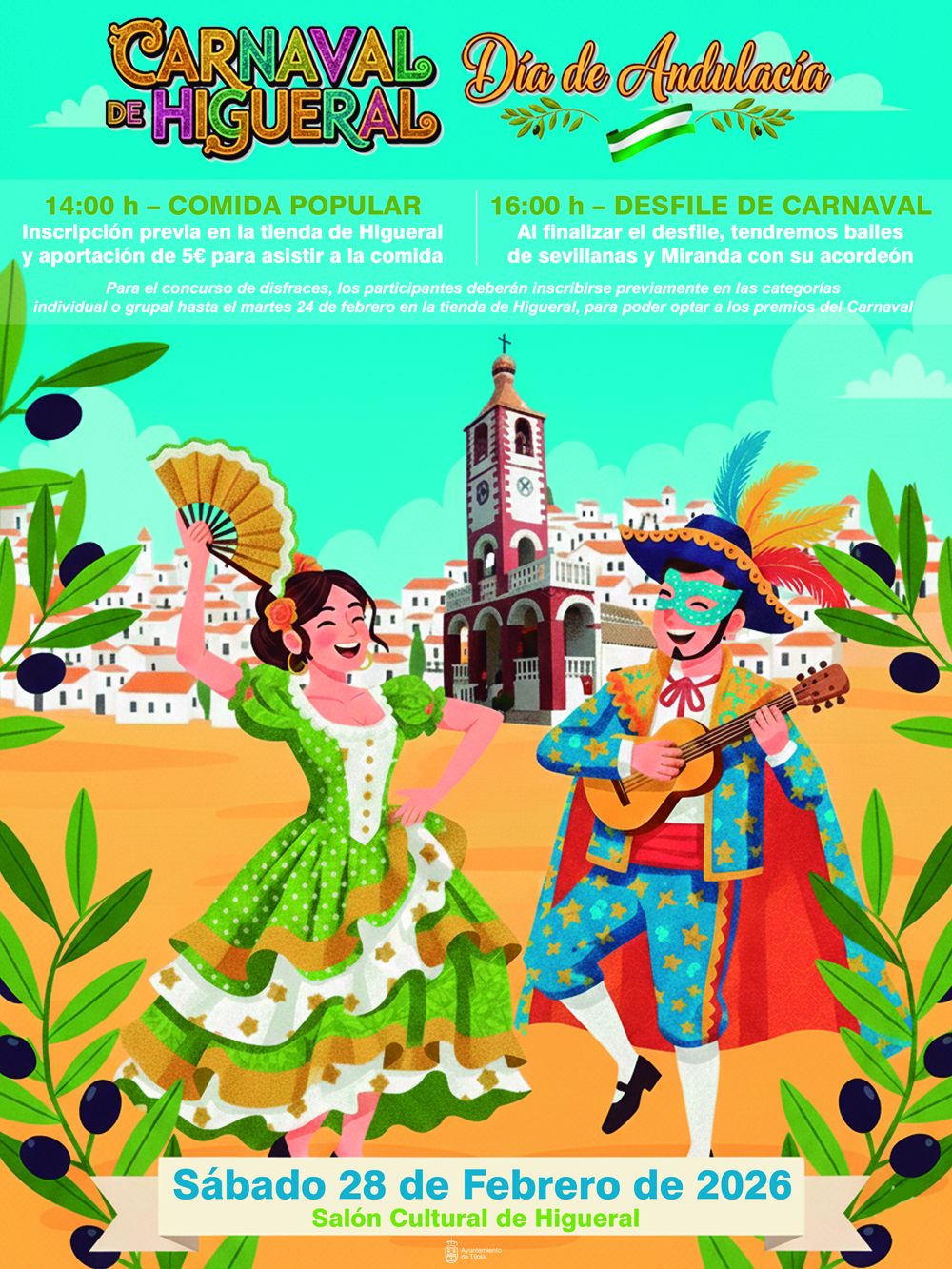 CARNAVAL HIGUERAL DIA ANDALUCÍA 2026