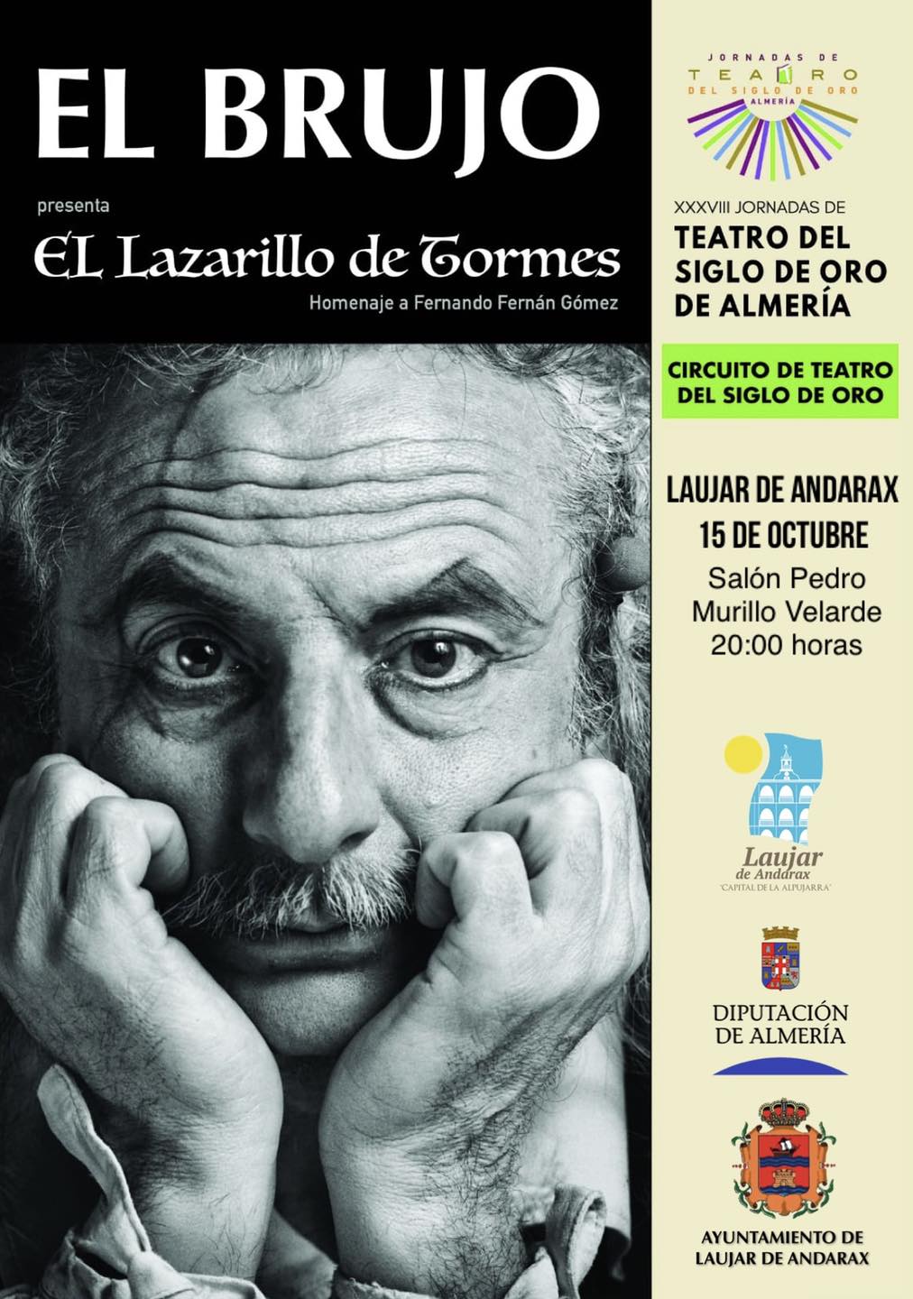 Cartel actuación de El Brujo