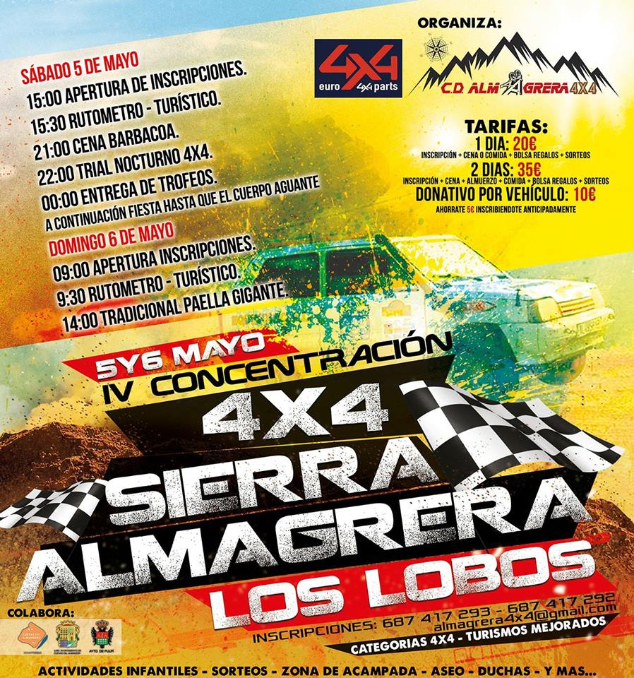 Concentración 4x4 Sierra Almagrera Los Lobos