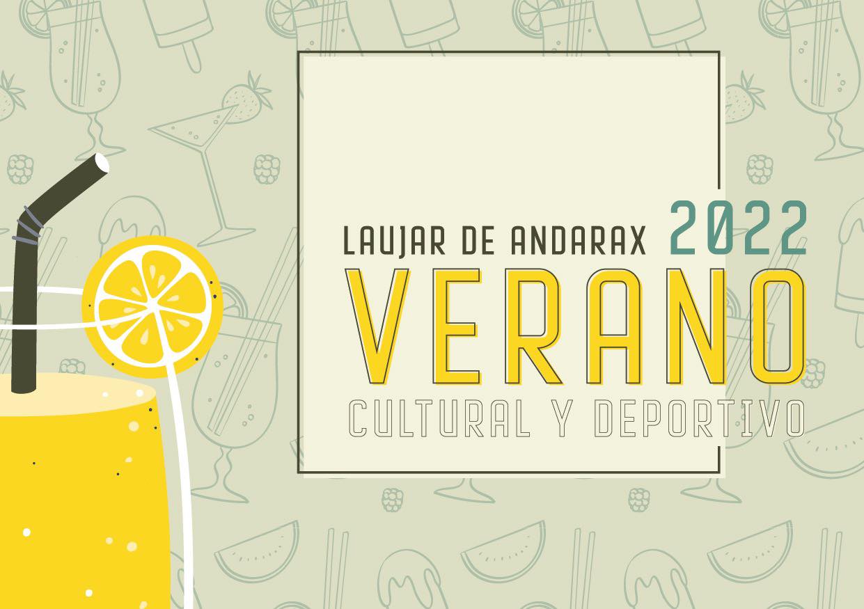 Cartel del Verano Cultural y Deportivo de Laujar de Andarax 2.022