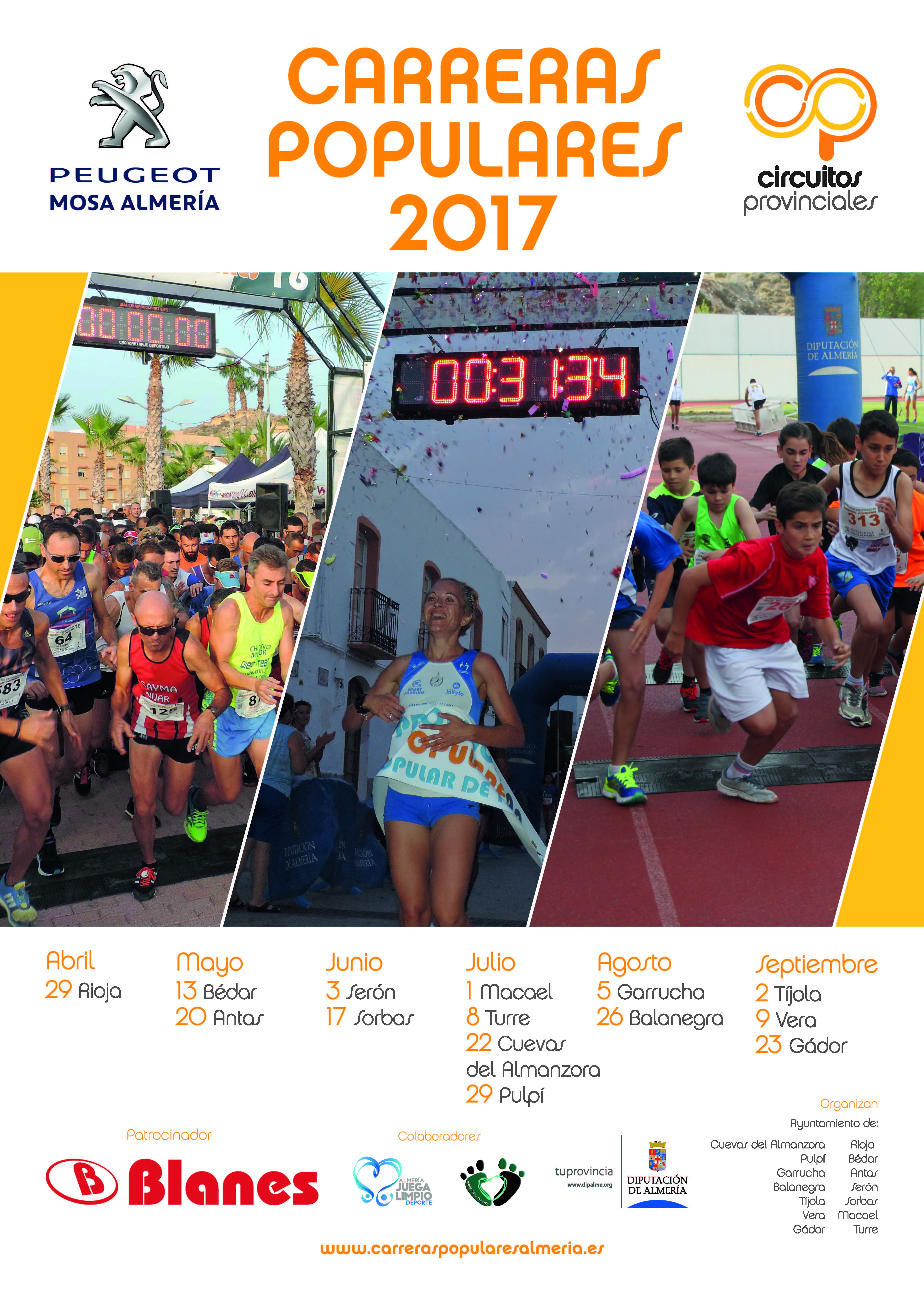 CIRCUITO PROVINCIAL CARRERAS POPULARES 2017