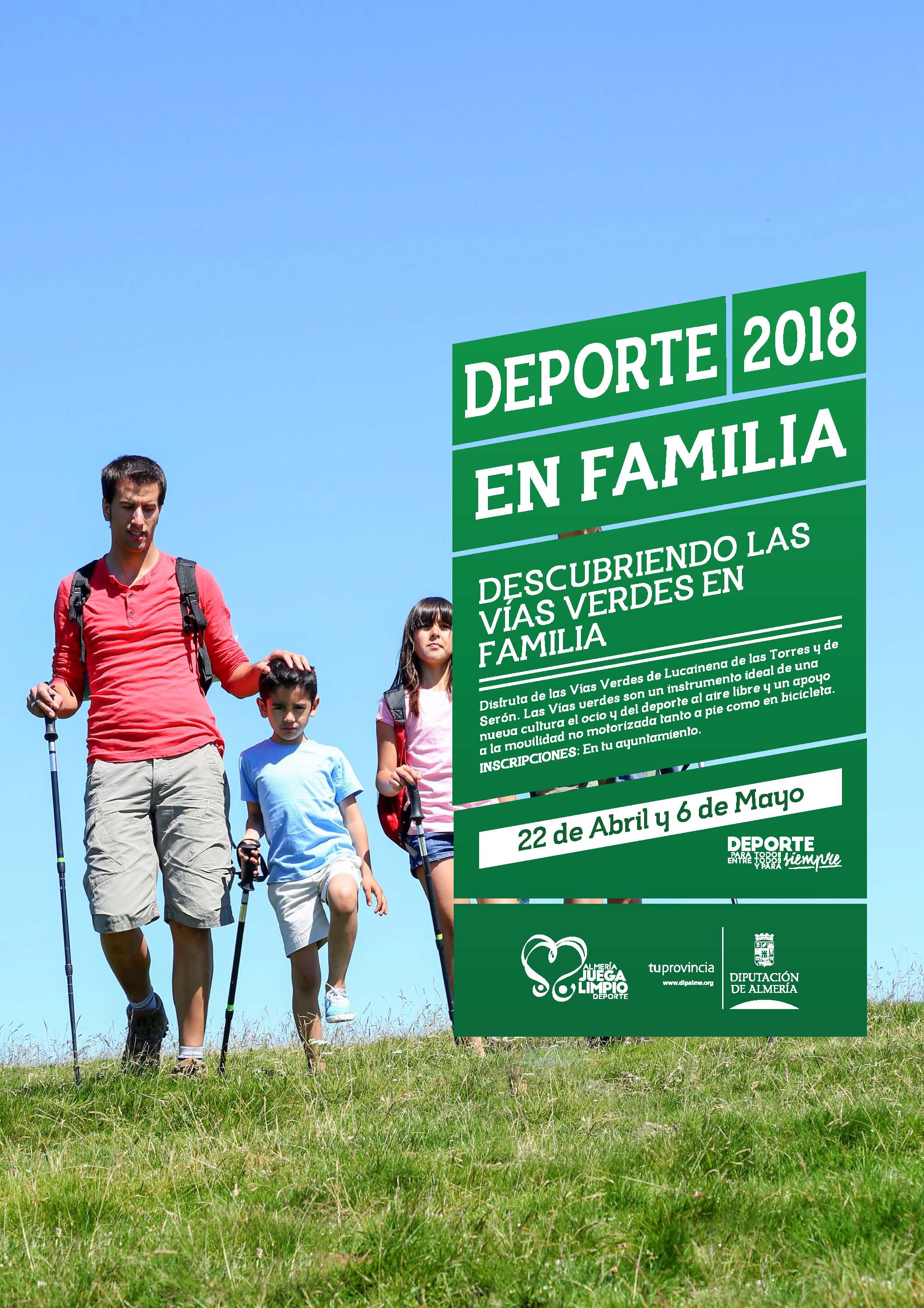 DEPORTE EN FAMILIA - DESCUBRIENDO LAS VÍAS VERDES - SERÓN - Domingo 13 Mayo