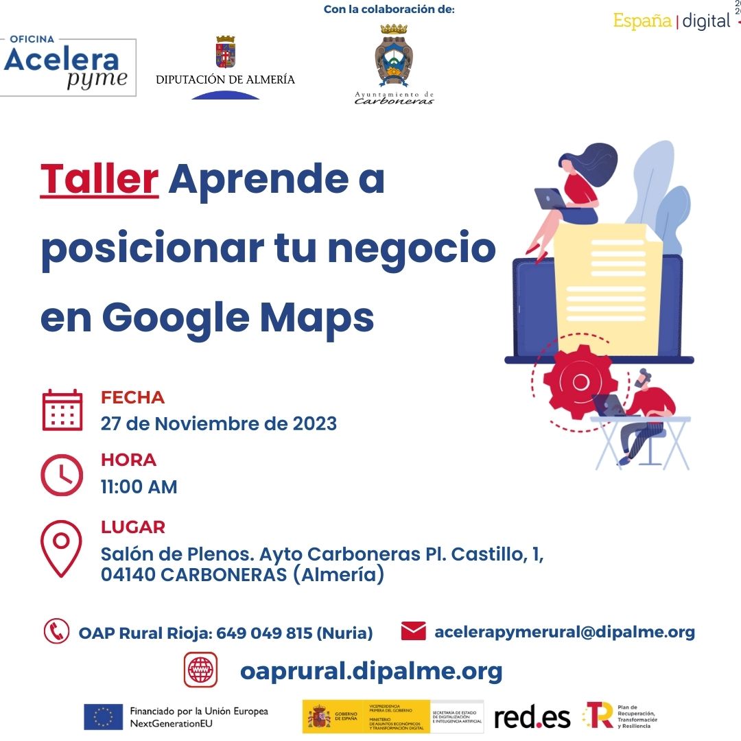 Taller práctico Aprende a posicionar tu negocio en Google Maps (Ficha de empresa)