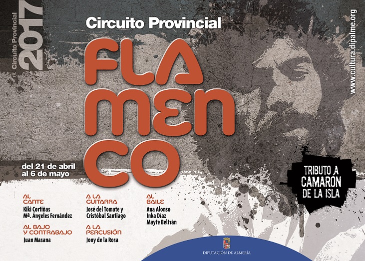 Cartel anunciador del circuito provincial de flamenco