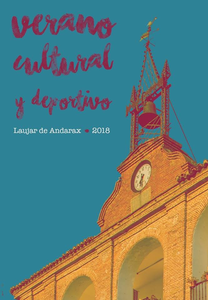 Cartel del Verano Cultural en Laujar 2018