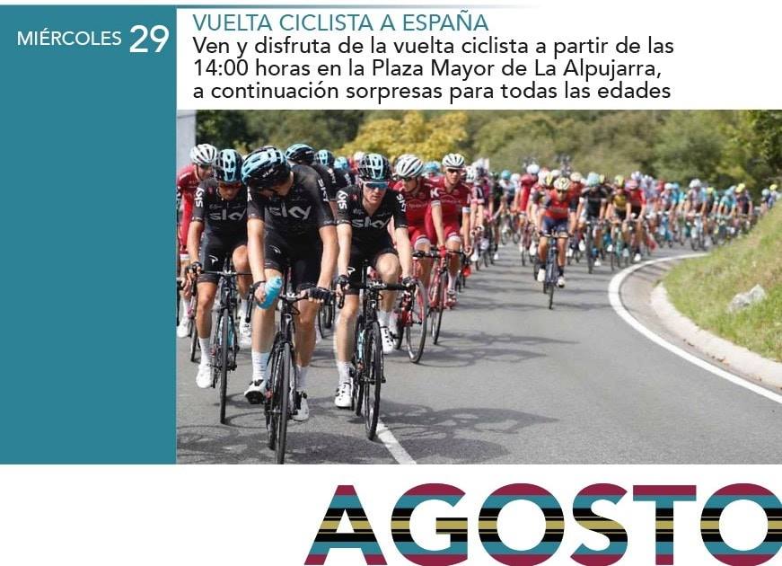 Cartel Vuela Ciclista a España en Laujar 2018