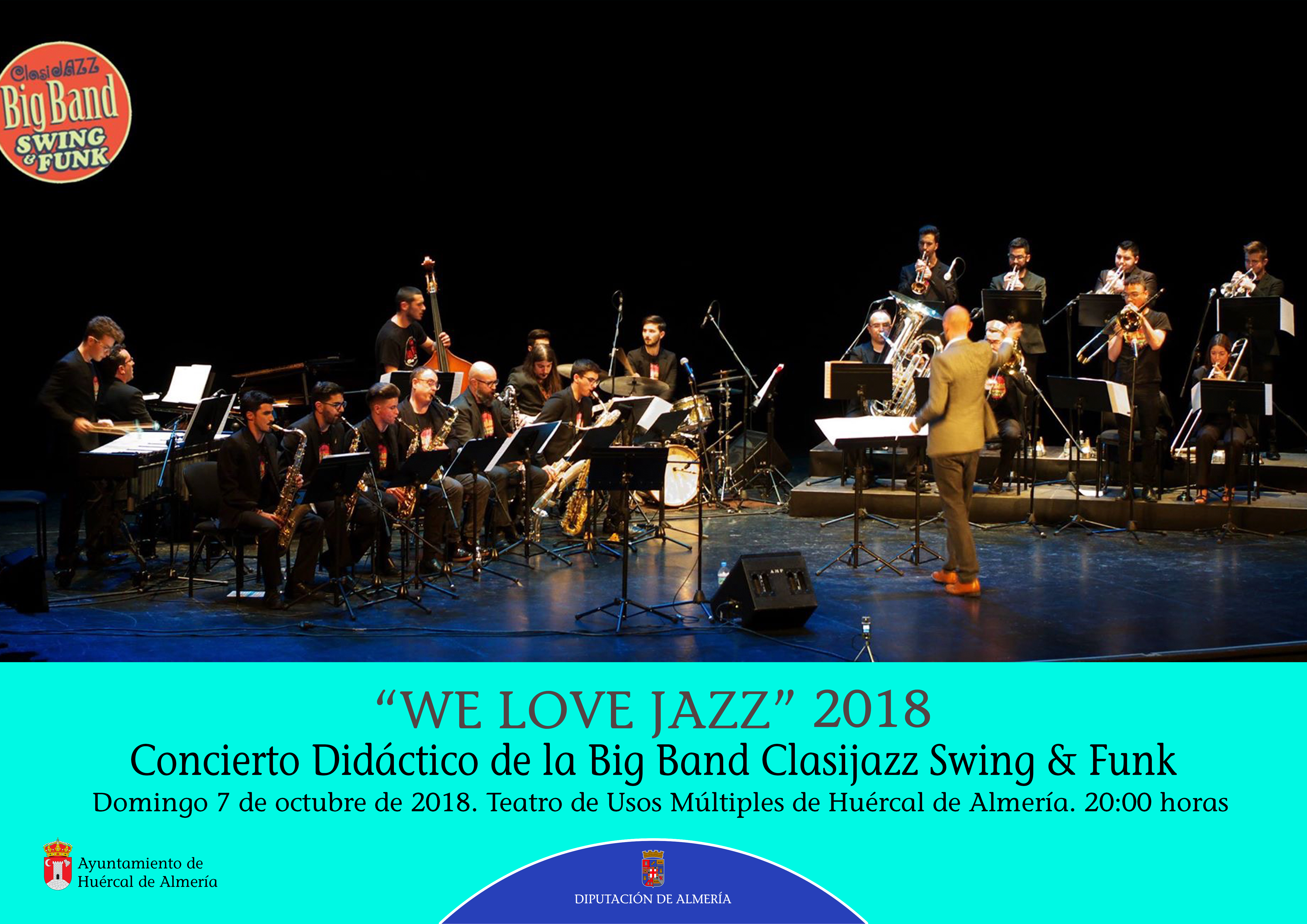 Cartel del concierto de Huércal de Almería