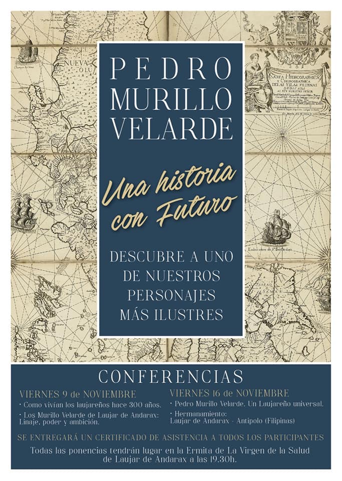 Cartel Jornadas sobre Pedro Murillo Velarde en Laujar de Andarax 1