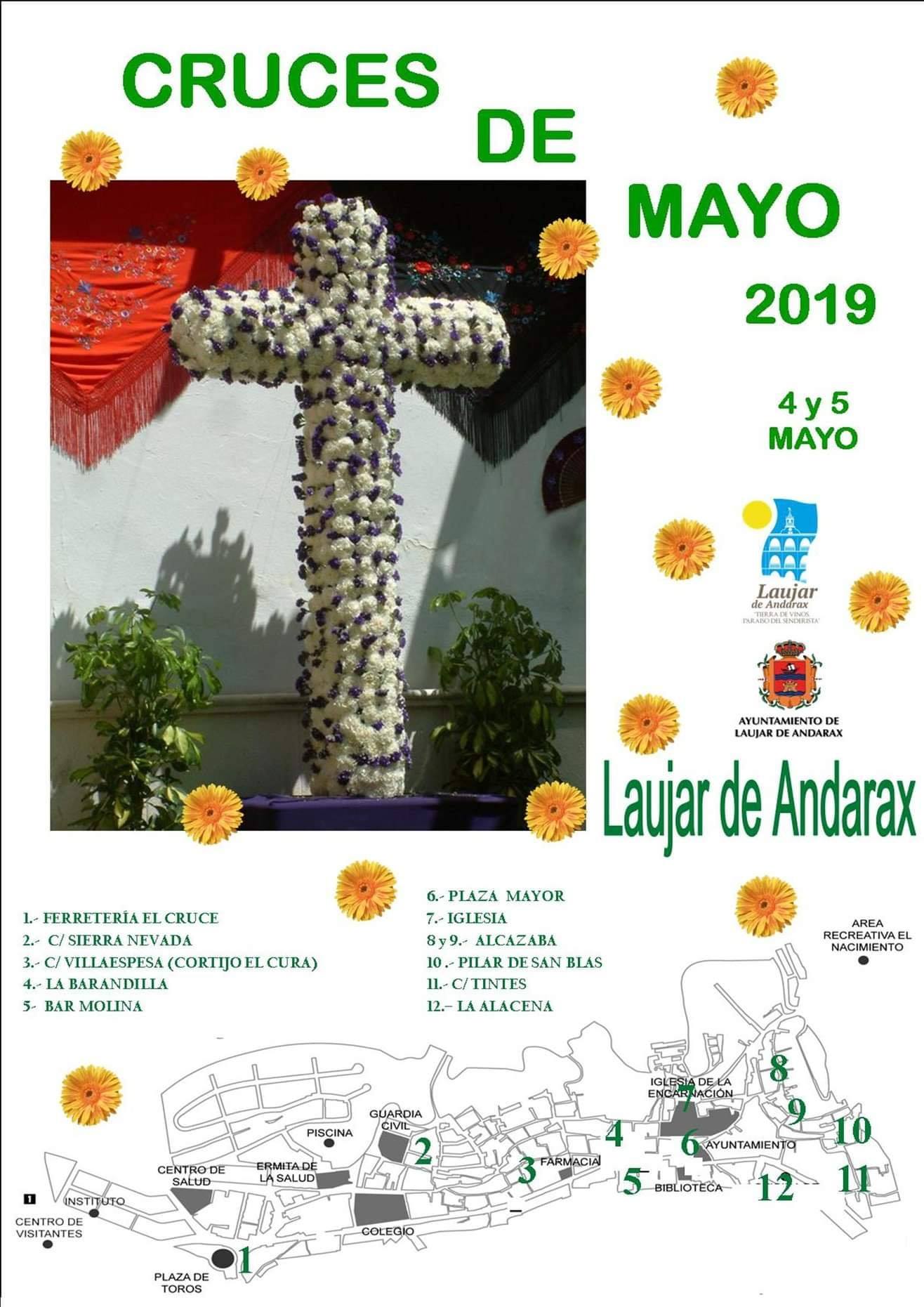 Cartel de las Cruces de Mayo 2019 en Laujar de Andarax