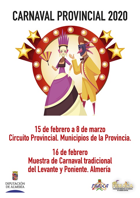 Cartel del Circuito Provincial de Carnaval