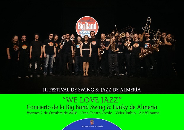 Cartel anunciador de Jazz en Vélez Rubio