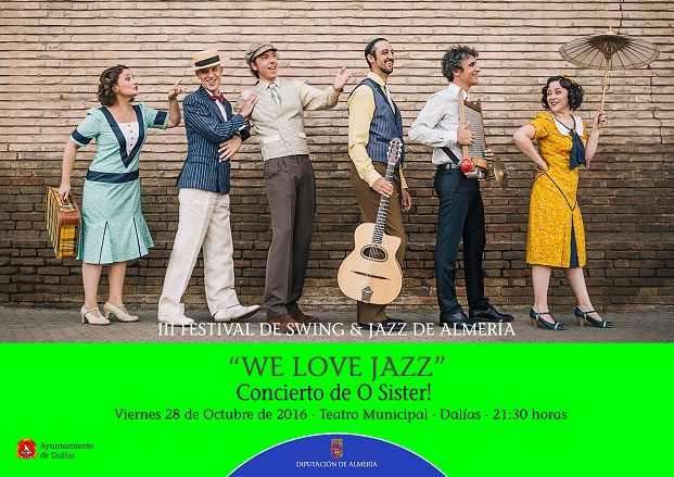 Cartel anunciador de Jazz en Dalías