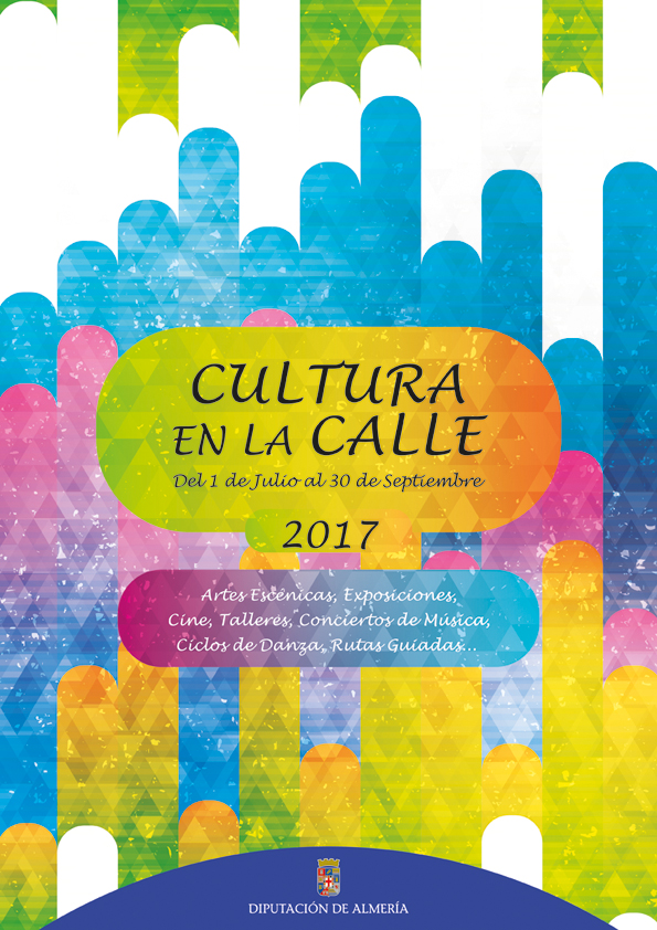 Cartel anunciador de cultura en la calle 2017