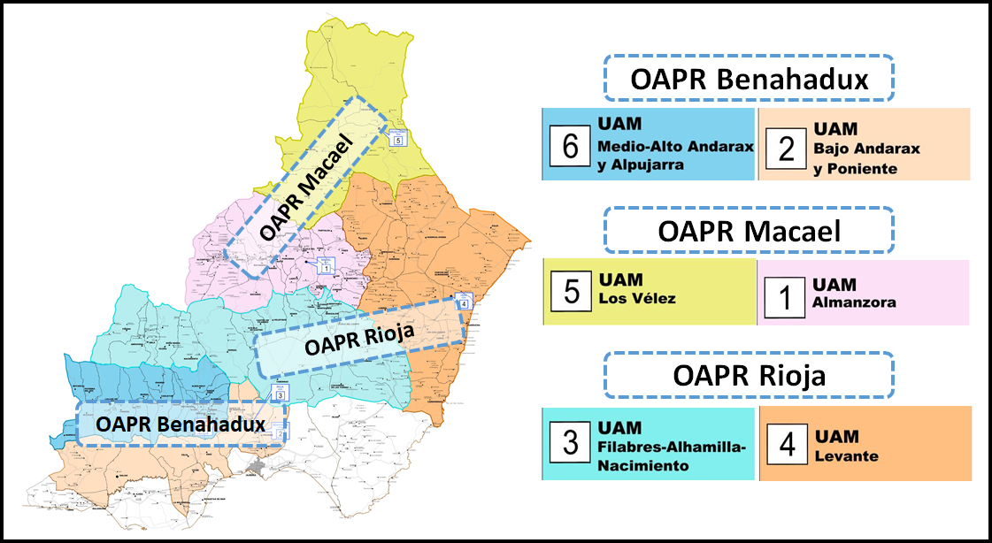 Mapa OAPR