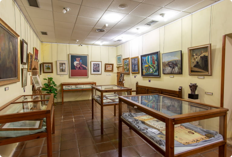 salón de exposición del museo de arte AMC