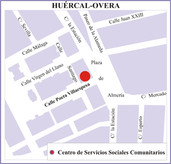 Croquis de localizacion del Centro