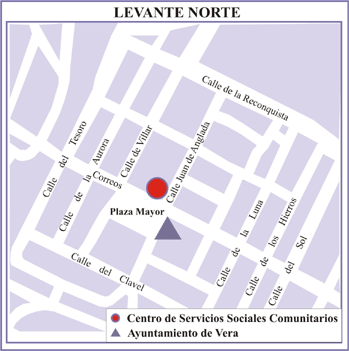 Croquis de localizacion del Centro