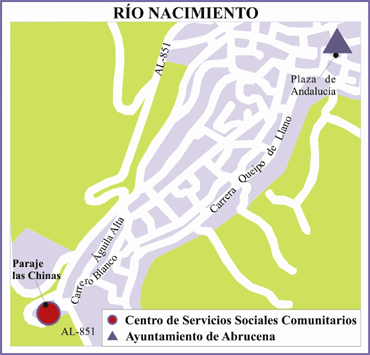 Croquis de localizacion del Centro
