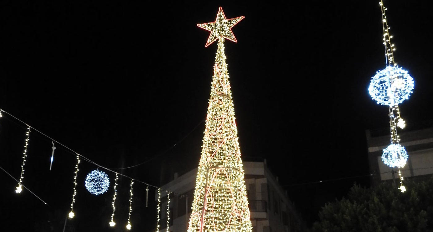 Un puente de la Constitución muy navideño