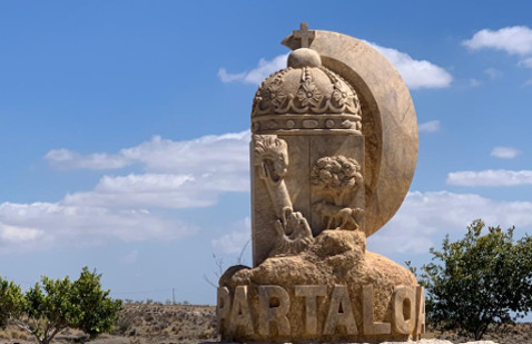 Escudo Lobo Entrada a Partaloa