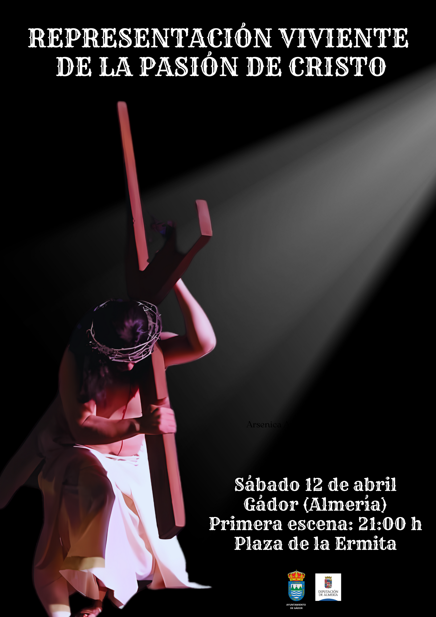 CARTEL REPRESENTACIÓN VIVIENTE PASIÓN DE CRISTO