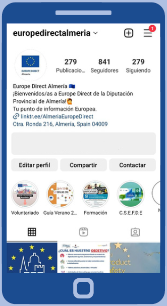 Instagram europe direct Almería